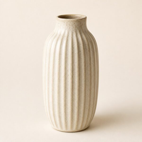 Textured Ceramic Table Vase - VIDHISRI