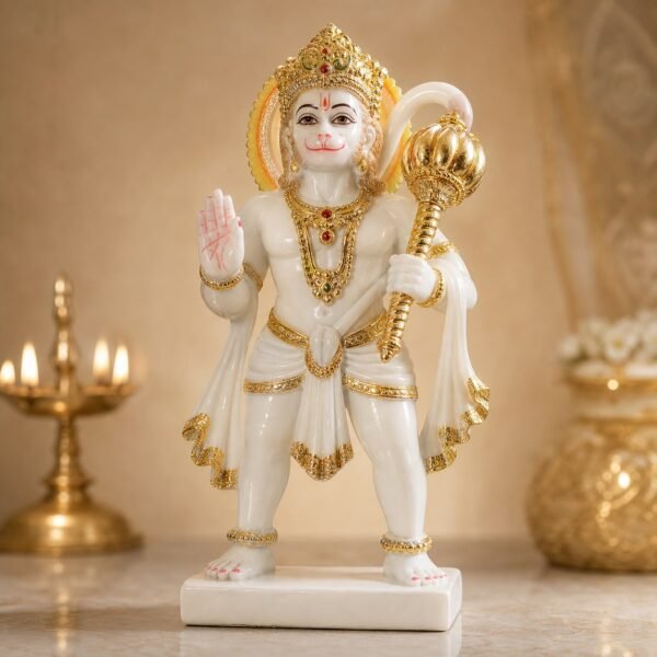 Hanuman Blessing Gada Idol - VIDHISRI