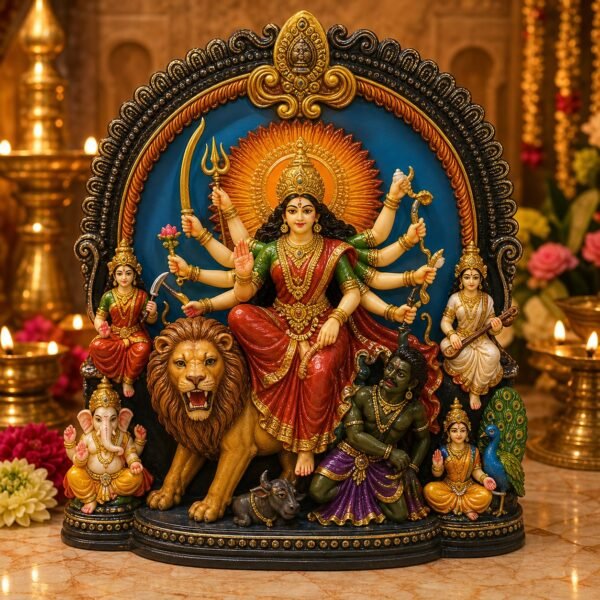 Durga Sherawali Arch Idol Set - VIDHISRI